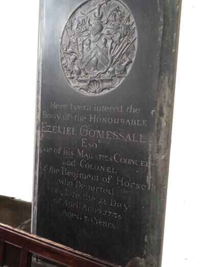 Ezekiel Gomersall Gravestone