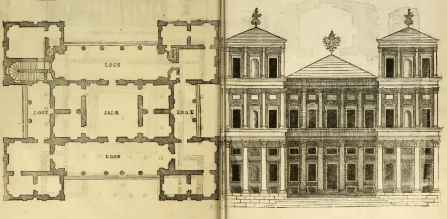 Sebastiano Serlio's adaptation of the Poggio Reale, compared with Colbeck Castle